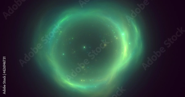 Obraz 3D rendering abstract fractal light background