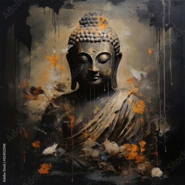 Obraz Buddha. Generative AI