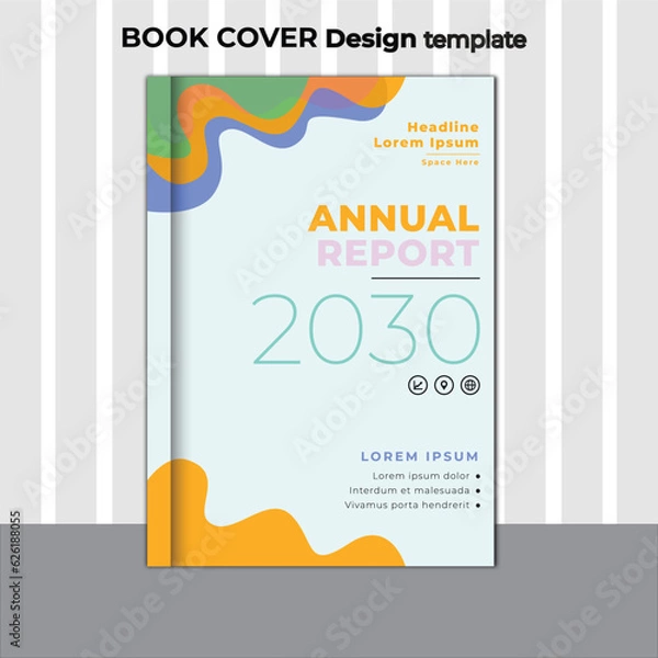 Obraz Book cover template 