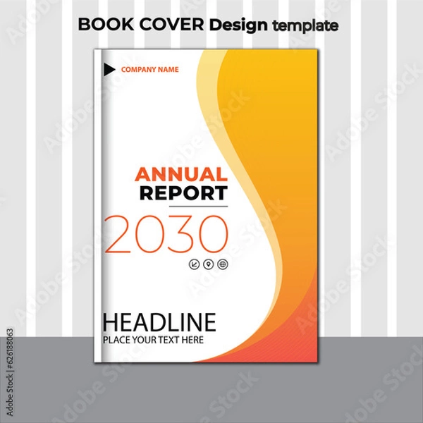 Obraz Book cover template 