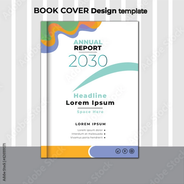 Obraz Book cover template 
