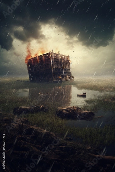 Fototapeta Verlassenes Haus