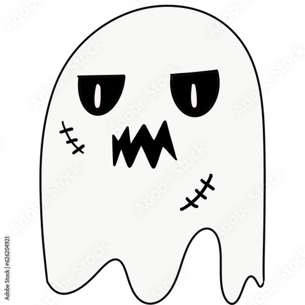Obraz halloween ghost cartoon