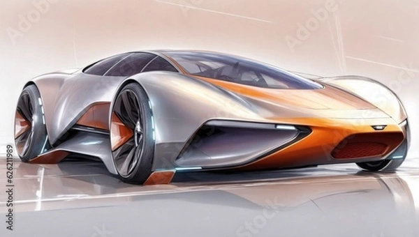 Fototapeta What_will_the_cars_of_the_future_be_like