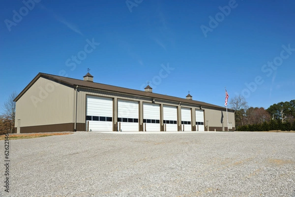 Fototapeta New Fire Station