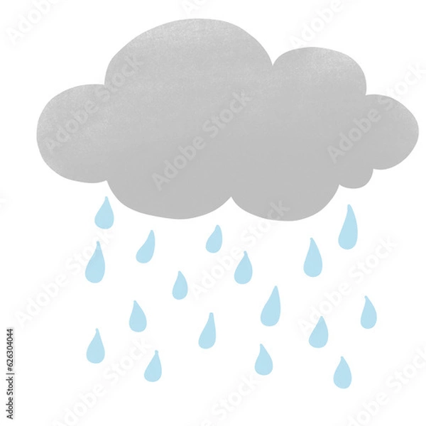 Obraz cloud and raining