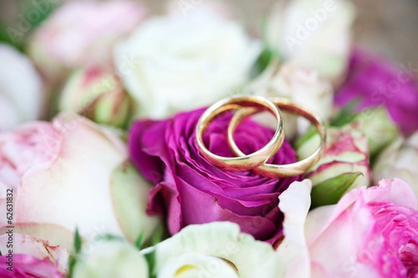 Obraz Goldene Eheringe