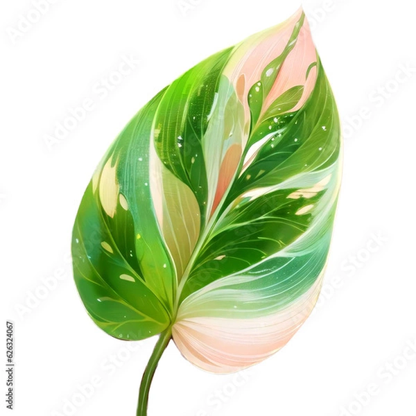 Obraz leaf isolated on white background