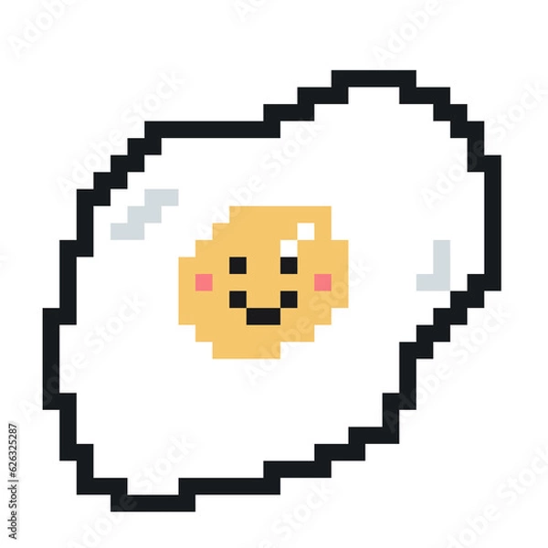 Obraz The eggs pixel art