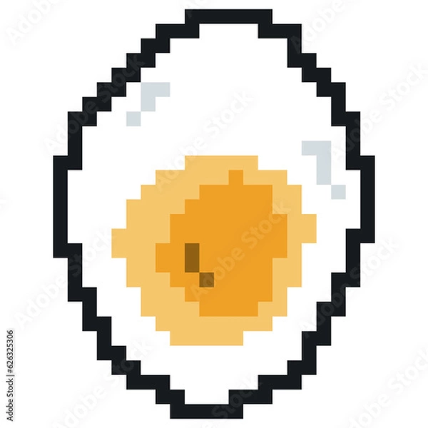 Obraz The eggs pixel art