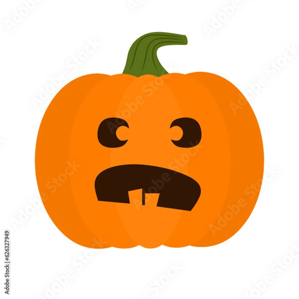 Obraz Halloween pumpkins set