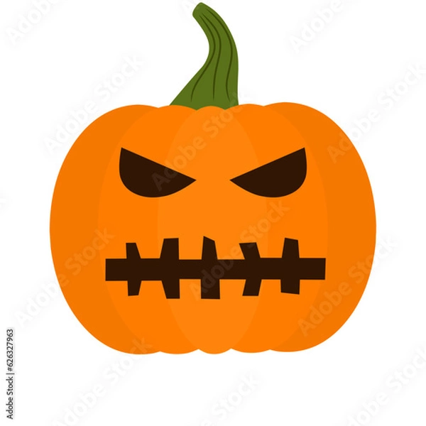 Obraz Halloween pumpkins set