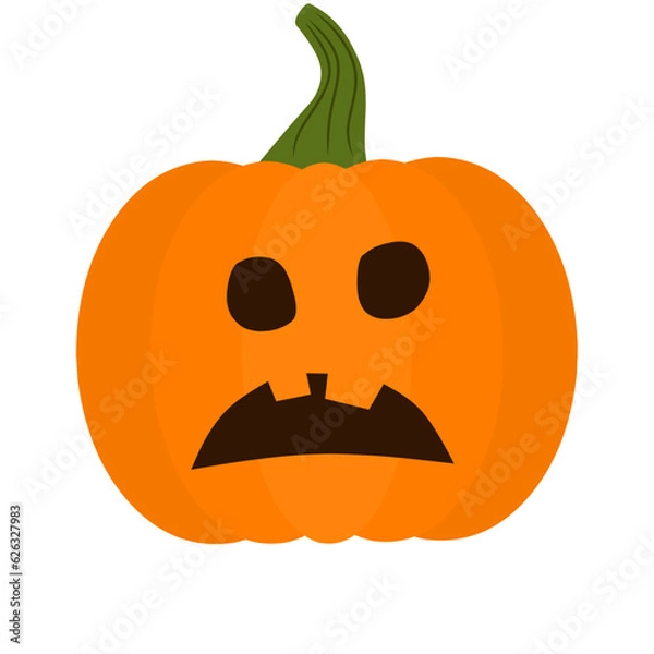 Obraz Halloween pumpkins set