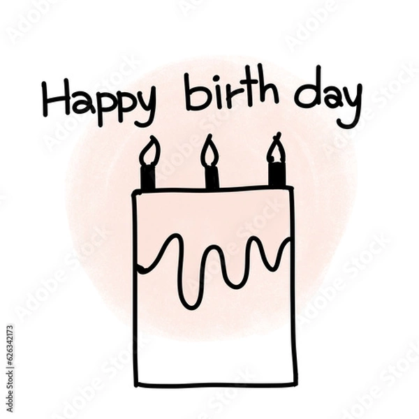 Obraz Happy birth day