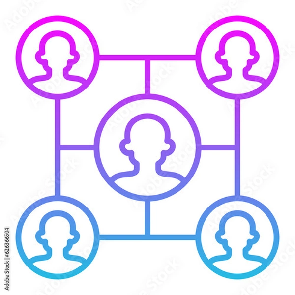 Fototapeta Team Work Icon