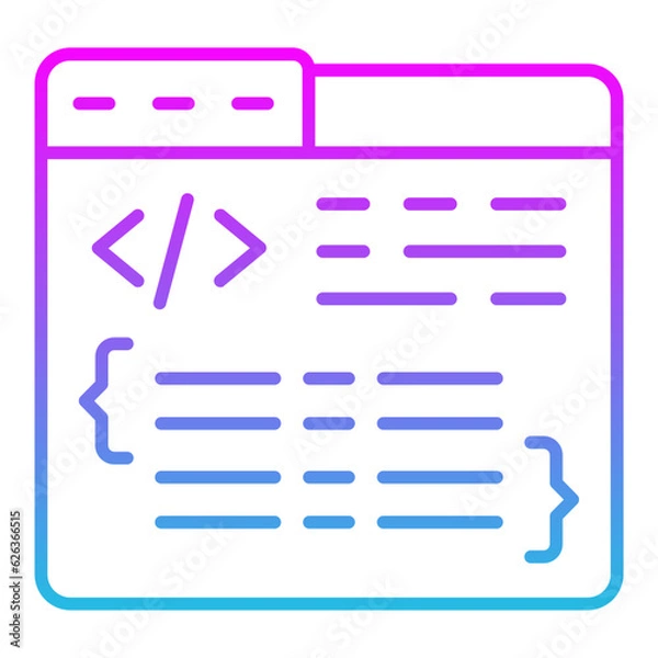 Obraz Web Coding Icon