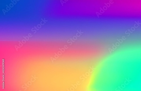 Fototapeta Blurred color abstract background. Soft transitions of derisory colors. Colorful gradient. rainbow background