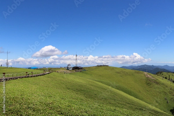 Obraz 徳島県にある剣山山頂の風景