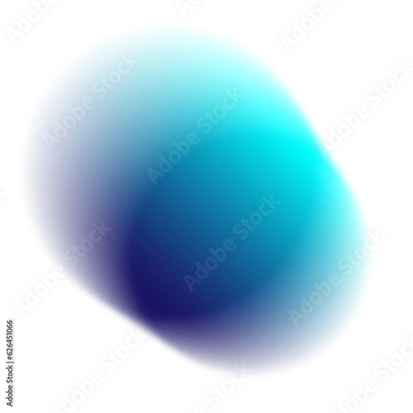 Fototapeta Round gradient light leak