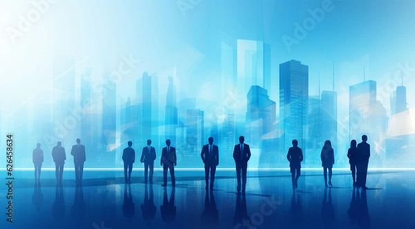 Obraz 3D Abstract Light Blue Background