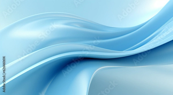 Fototapeta 3D Abstract Light Blue Background
