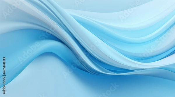 Fototapeta 3D Abstract Light Blue Background
