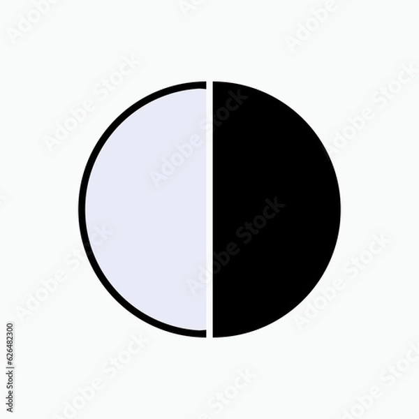 Fototapeta Separation Icon. Separate, Split. Division Symbol.