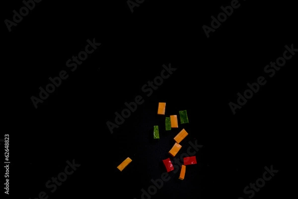 Fototapeta Abstract on black