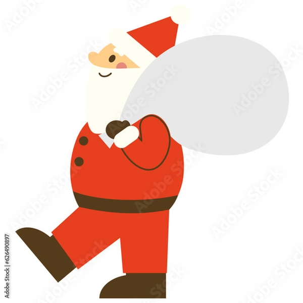 Obraz プレゼントを持ったサンタクロース