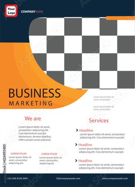 Obraz Vector creative business flyer