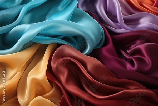 Obraz silk sating materials