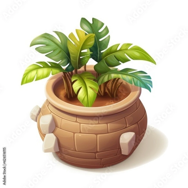 Obraz Artistry in a Pot: Captivating Plant Design