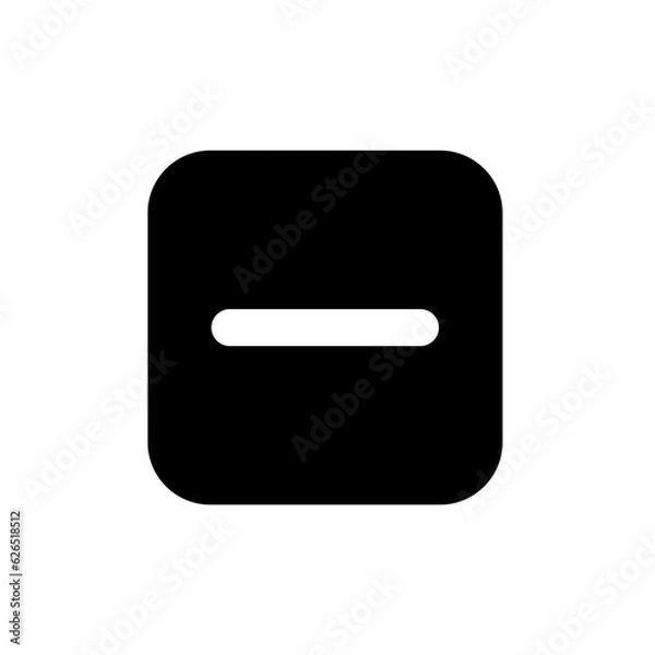 Obraz Solid icon vector design for ui user interafce