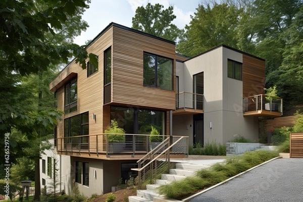 Fototapeta Home and furniture and design, generative artificial intelligence