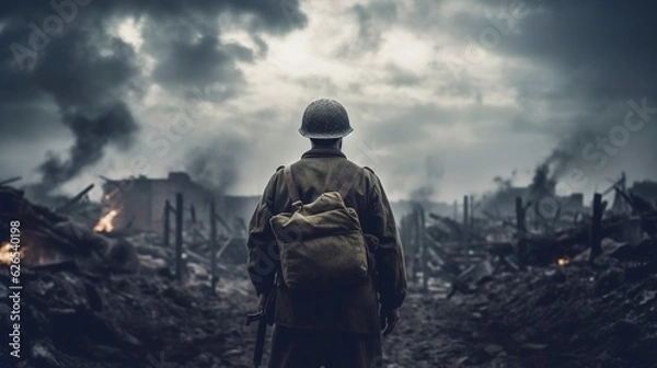 Fototapeta World War, Battle Front