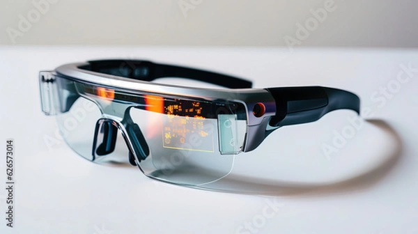Obraz Smart  sunglasses on a white background