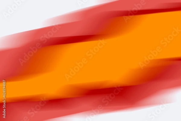 Obraz Abstract Background Gradient Soft Light Orange White Red Wavy Fo