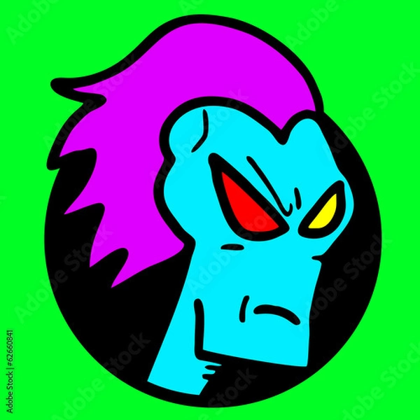 Fototapeta Crazy color