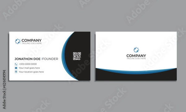 Obraz Corporate business card and professional business card visiting card