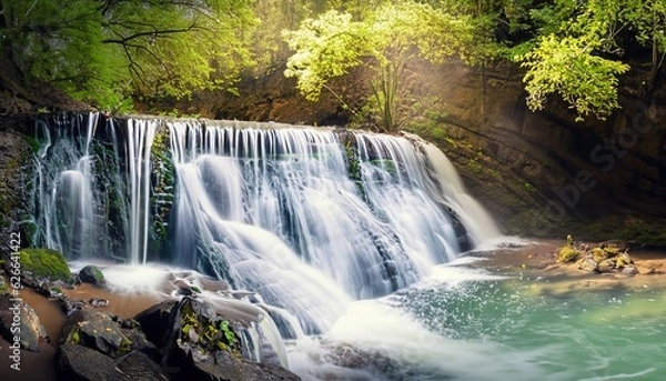 Fototapeta beautiful waterfall