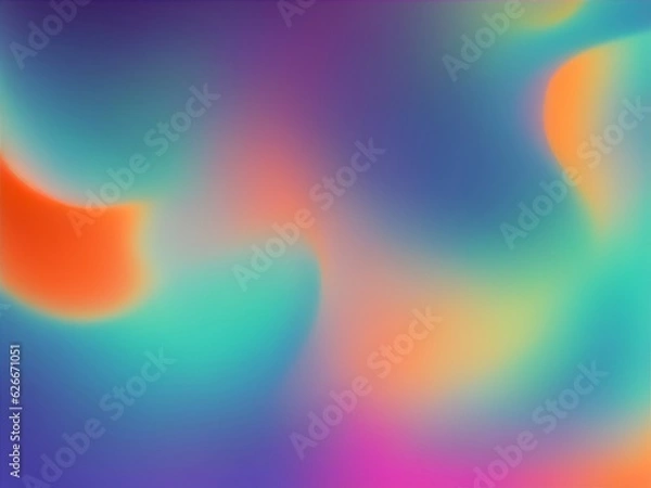 Fototapeta Abstract cyber light background. AI generated illustration