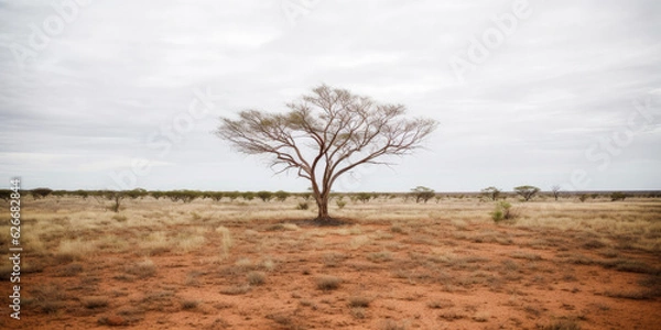 Fototapeta Extreme weather issues - Generative AI
