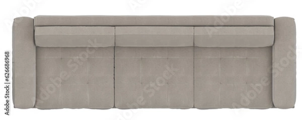 Fototapeta Sofa - Living (top of view of product)