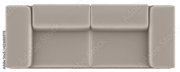 Fototapeta Sofa - Living (top of view of product)