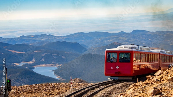 Fototapeta Riding the Rails