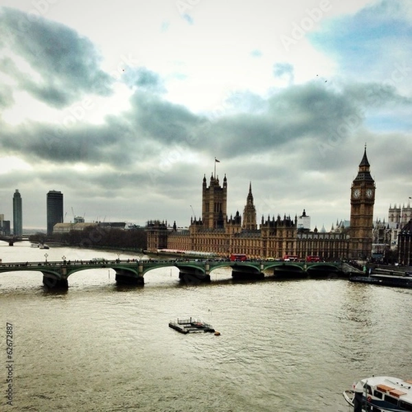 Obraz Big Ben von oben