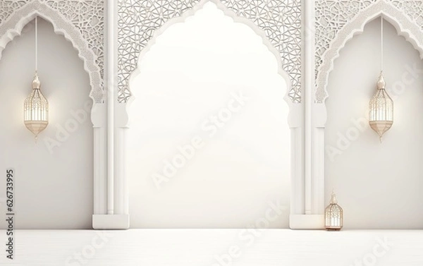 Obraz 3d_Islamic _luxury_pattern_background