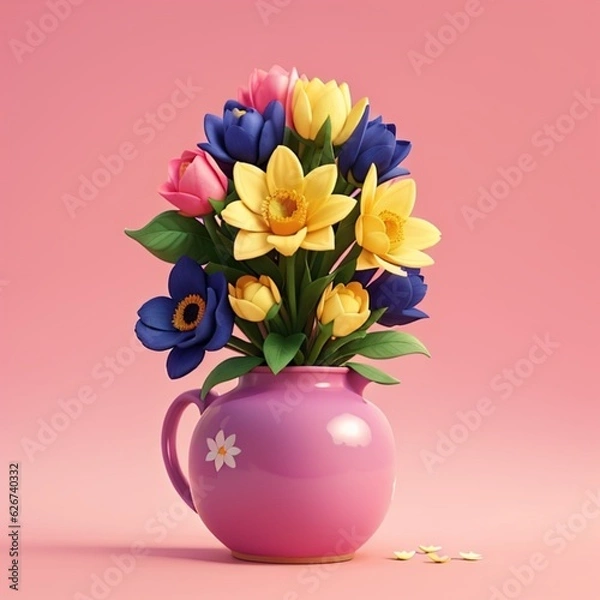 Obraz vase with flowers