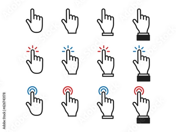 Obraz ハンドサインのアイコン