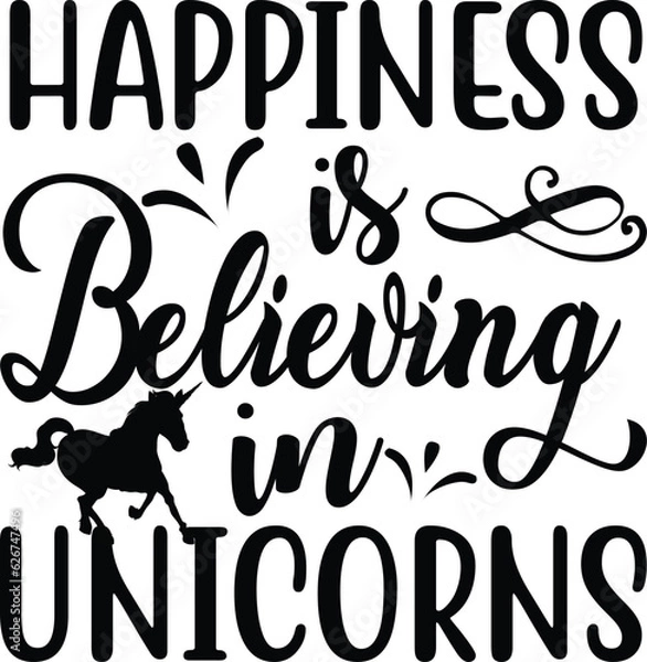 Fototapeta 
Unicorn T-shirt graphic Unicorn lover